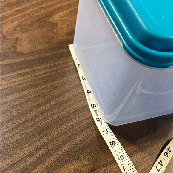 Blue Storage Container with Handle - Picture 5 of 8